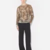 The Oversized Beige Madaillon Top The Oversized Beige Madaillon Top