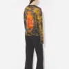 The Oversized Khaki Madaillon Top The Oversized Khaki Madaillon Top