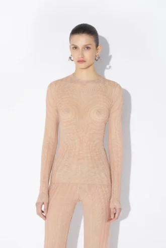 The Pink Spiral Top