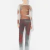 The Red Blurry Roses Pants The Red Blurry Roses Pants