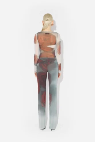 The Red Blurry Roses Pants The Red Blurry Roses Pants