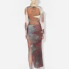 The Red Blurry Roses Skort The Red Blurry Roses Skort