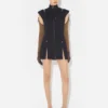 The Short Denim Slit Dress The Short Denim Slit Dress