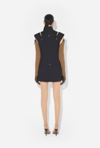 The Short Denim Slit Dress The Short Denim Slit Dress
