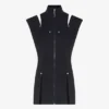 The Short Denim Slit Dress The Short Denim Slit Dress