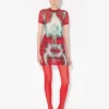 The Short Red Squeletor Dress