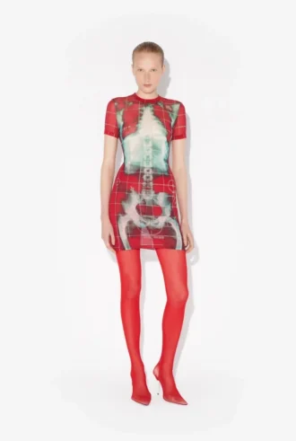 The Short Red Squeletor Dress The Short Red Squeletor Dress