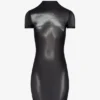 The Short Silver Body Dust Dress The Short Silver Body Dust Dress