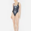 The Silver Body Dust Swimsuit The Silver Body Dust Swimsuit