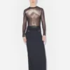 The Silver Body Dust Top