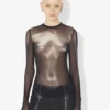 The Silver Body Dust Top