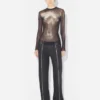 The Silver Body Dust Top