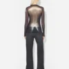 The Silver Body Dust Top