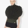 The Sleeveless Loop-Stitch Sweater