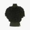 The Sleeveless Loop-Stitch Sweater