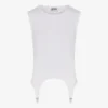 The White Garter Tank Top The White Garter Tank Top